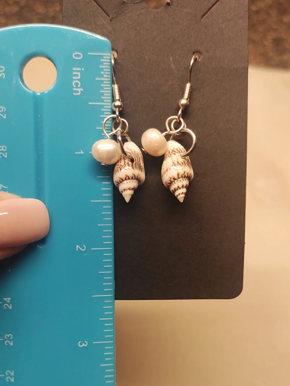 BOGO! NEW! Real Seashell Dangle Earrings